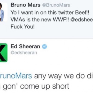 Bruno Mars is burnt.