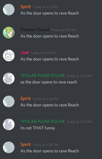 As the door opens to rave Reach