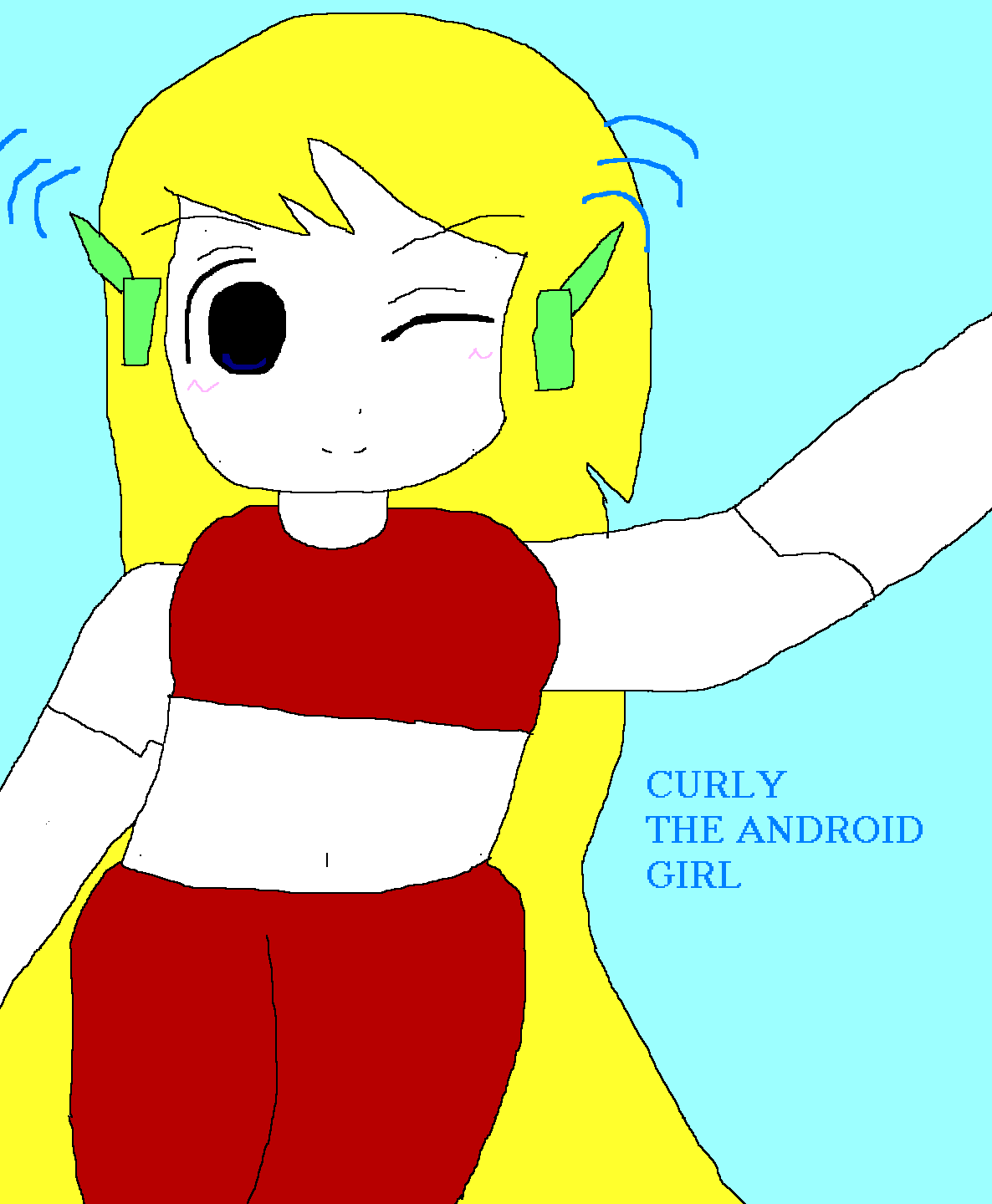 CURLY THE ANDROIDGIRL