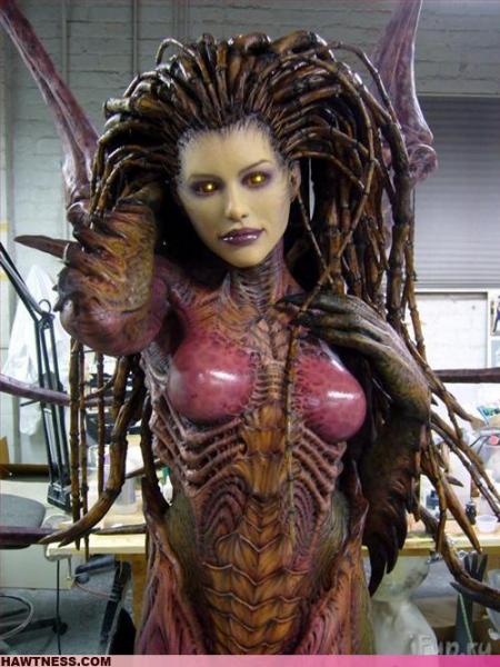 The erection I got was actually for StarCraft II itself, not Kerrigan.