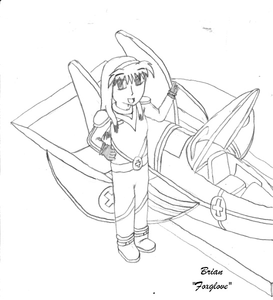 This was a really good drawing, if I do say so myself. I was surprised. I had absolutely no reference, as I was on a camping trip when I did it. That spaceship is really cool looking, too. It looks as gorgeous as the girl! ;)